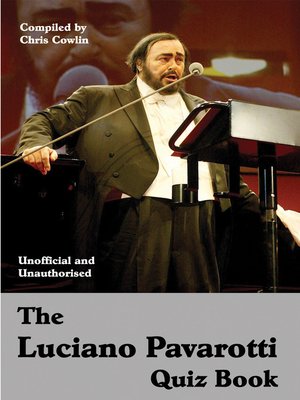 cover image of The Luciano Pavarotti Quiz Book